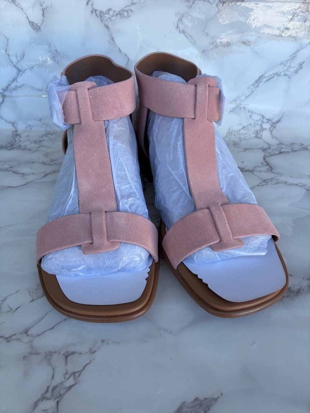 Women's Naturalizer Brandy Phantom Pink T-Strap Sandals US Size 9,5